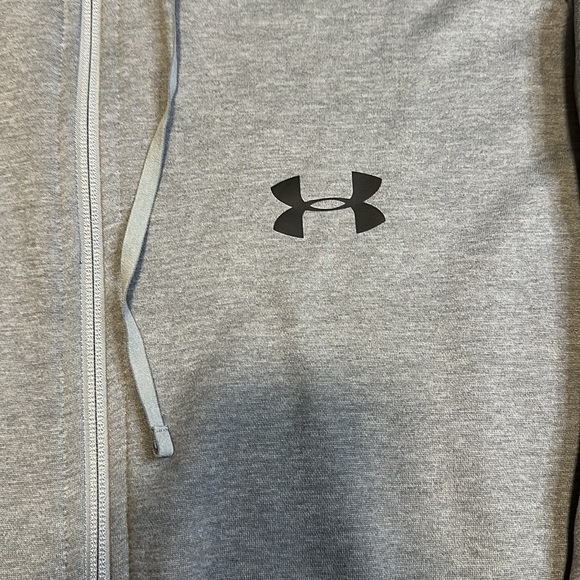 Under Armor grey full zip hoodie jacket XL - Picture 3 of 11